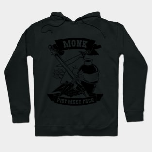 Monk Funny Design for Gamers, Roleplayers, Tabletop, RPGs Hoodie
